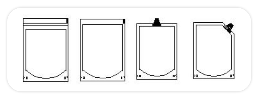 Empaquetadora Doypack horizontal modelo Hmk 2600 y empaquetadora plana 3