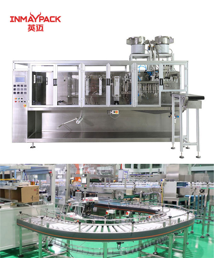 Máquina envasadora de bolsitas de tres y cuatro lados