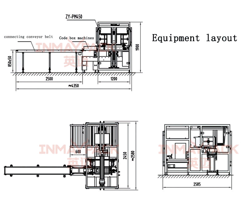 zy cp500 case packging maching 2